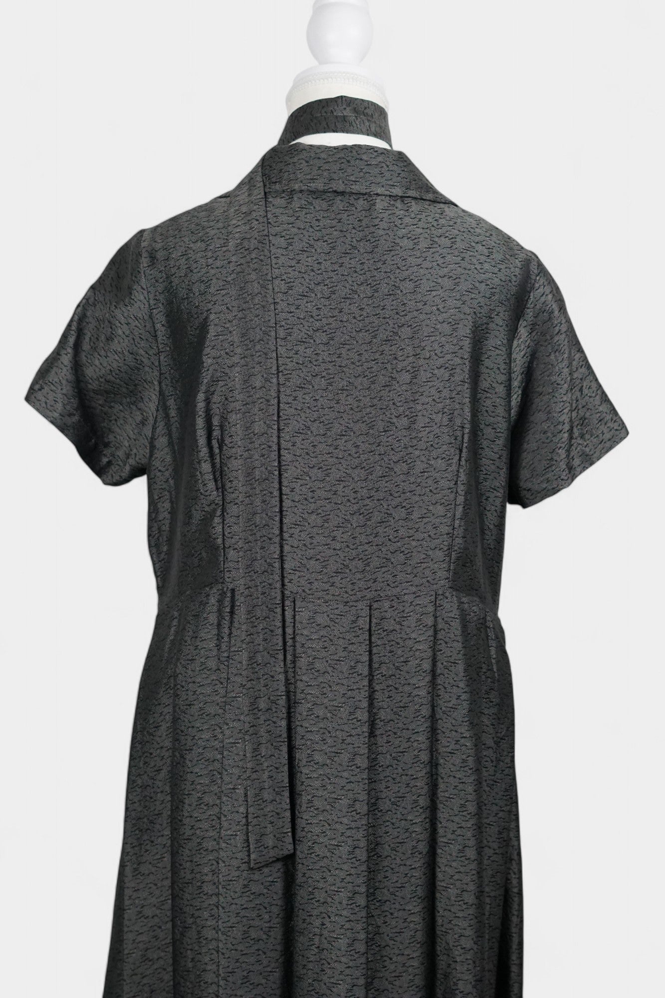 Handcrafted Dark Grey Dress | Elegant & Classic