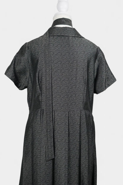 Handcrafted Dark Grey Dress | Elegant & Classic