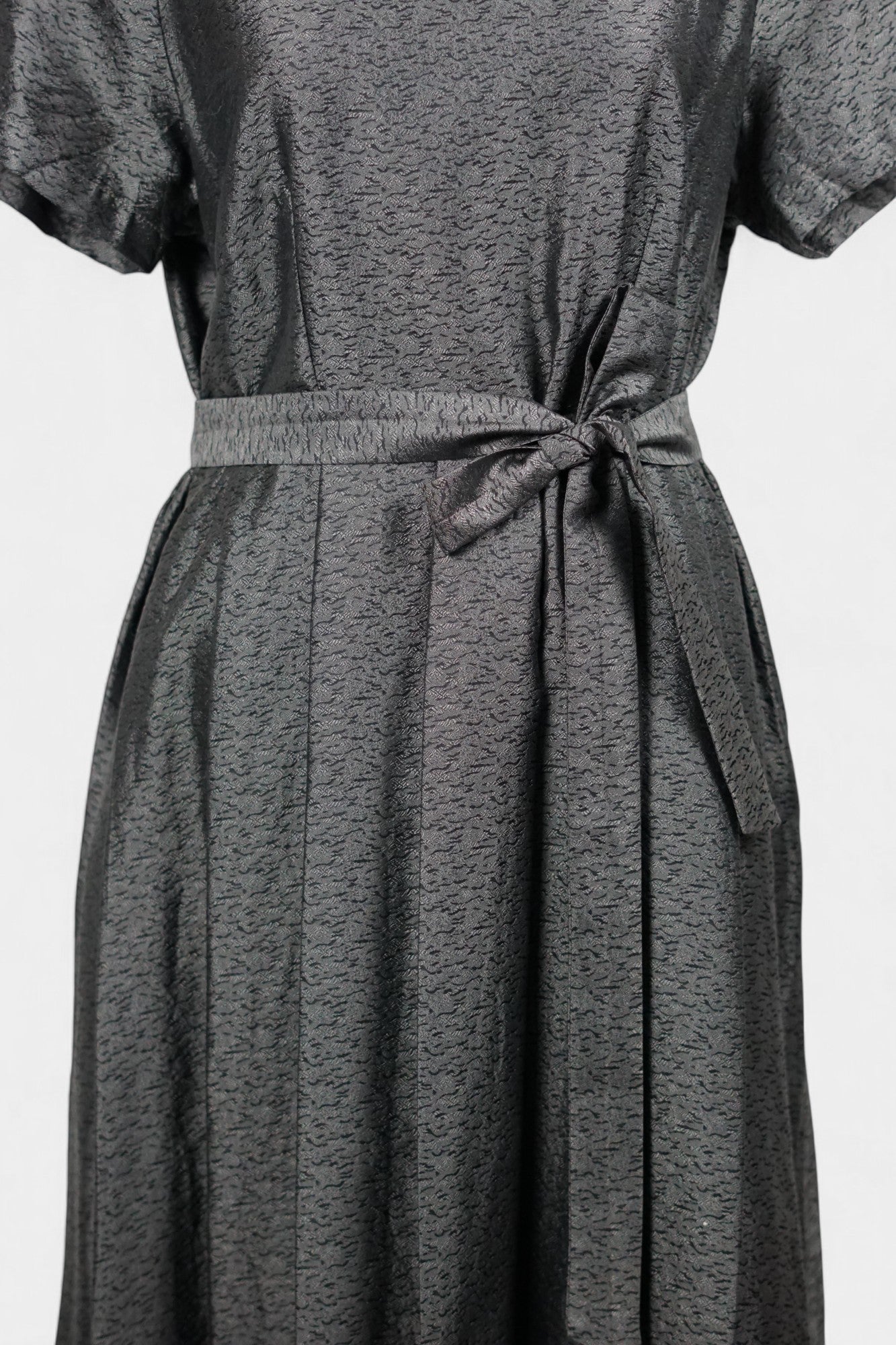 Handcrafted Dark Grey Dress | Elegant & Classic