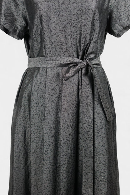 Handcrafted Dark Grey Dress | Elegant & Classic