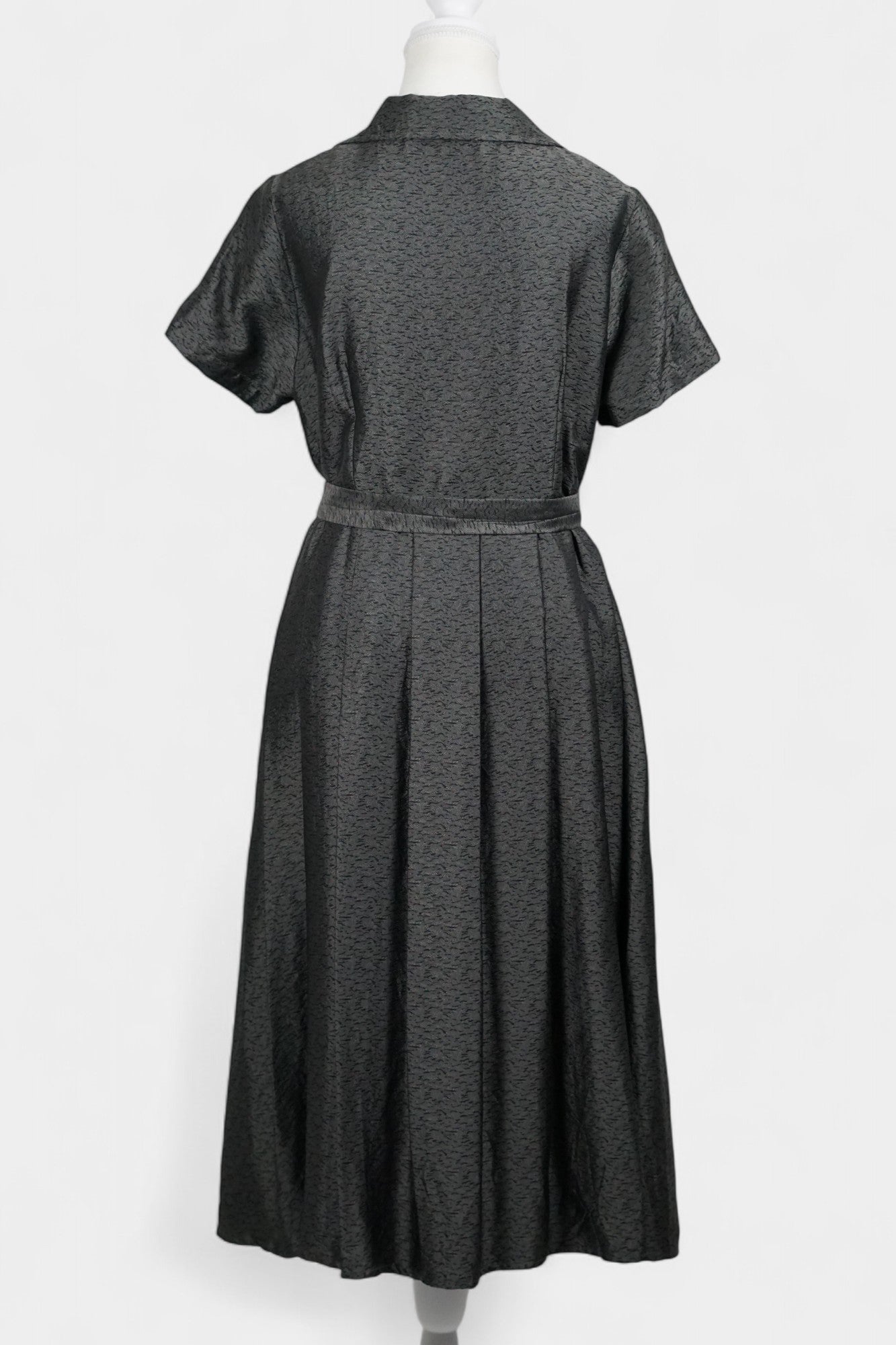 Handcrafted Dark Grey Dress | Elegant & Classic