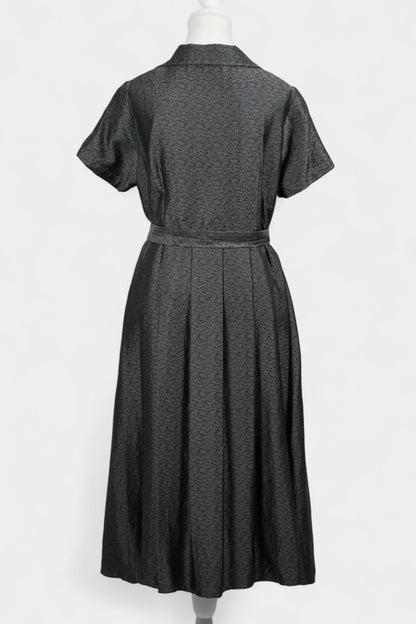 Handcrafted Dark Grey Dress | Elegant & Classic
