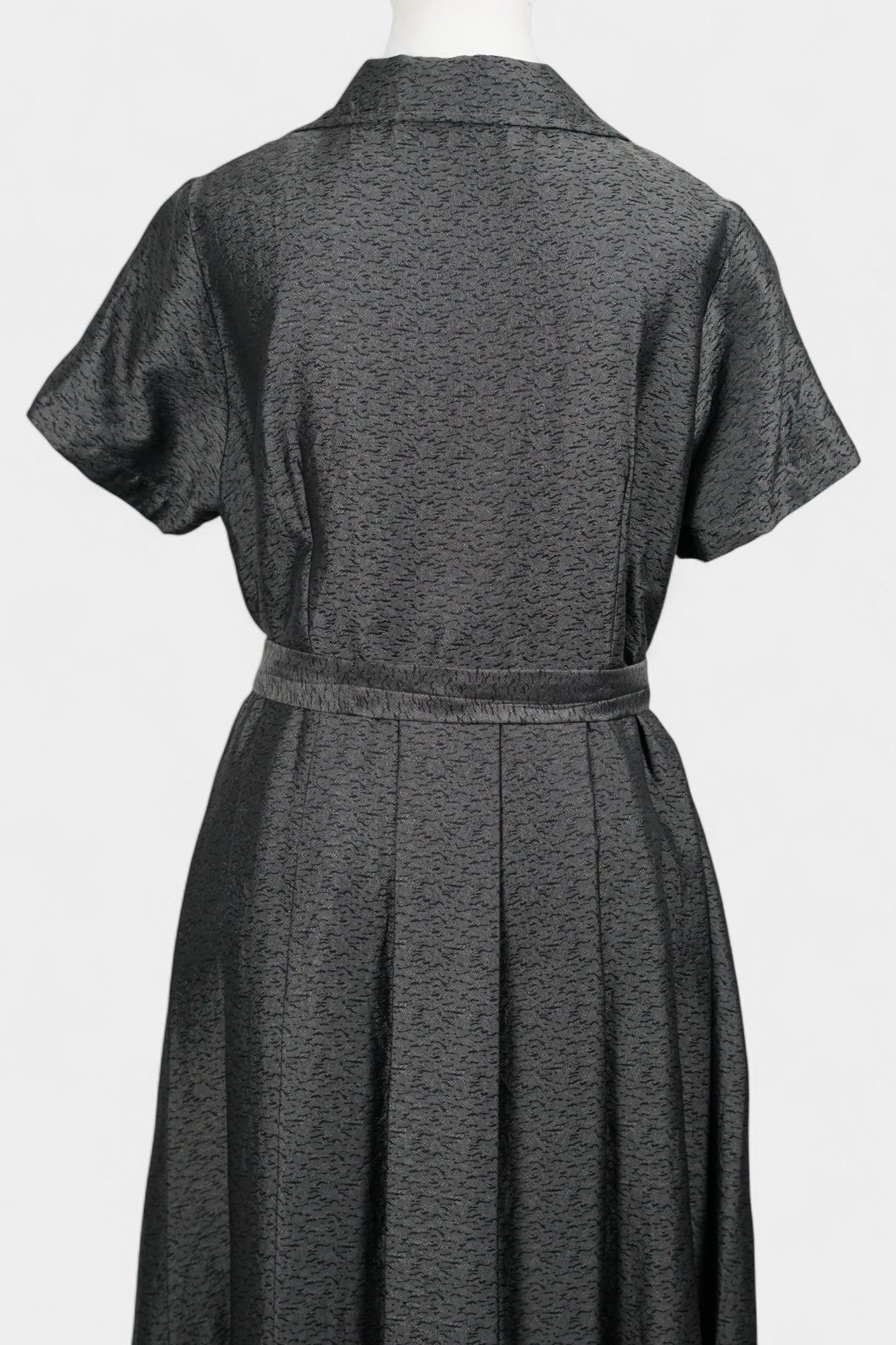 Handcrafted Dark Grey Dress | Elegant & Classic