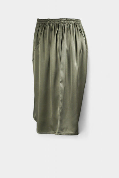 Pure Mulberry Silk Shorts | Sage Green