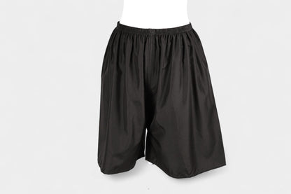 Mulberry Silk Shorts | Luxury Black Lounge & Day Wear