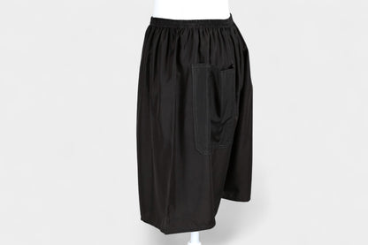 Mulberry Silk Shorts | Luxury Black Lounge & Day Wear