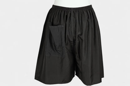 Mulberry Silk Shorts | Luxury Black Lounge & Day Wear