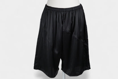 Pure Mulberry Silk Shorts | Classic Black