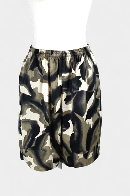 Pure Mulberry Silk Floral Print Shorts