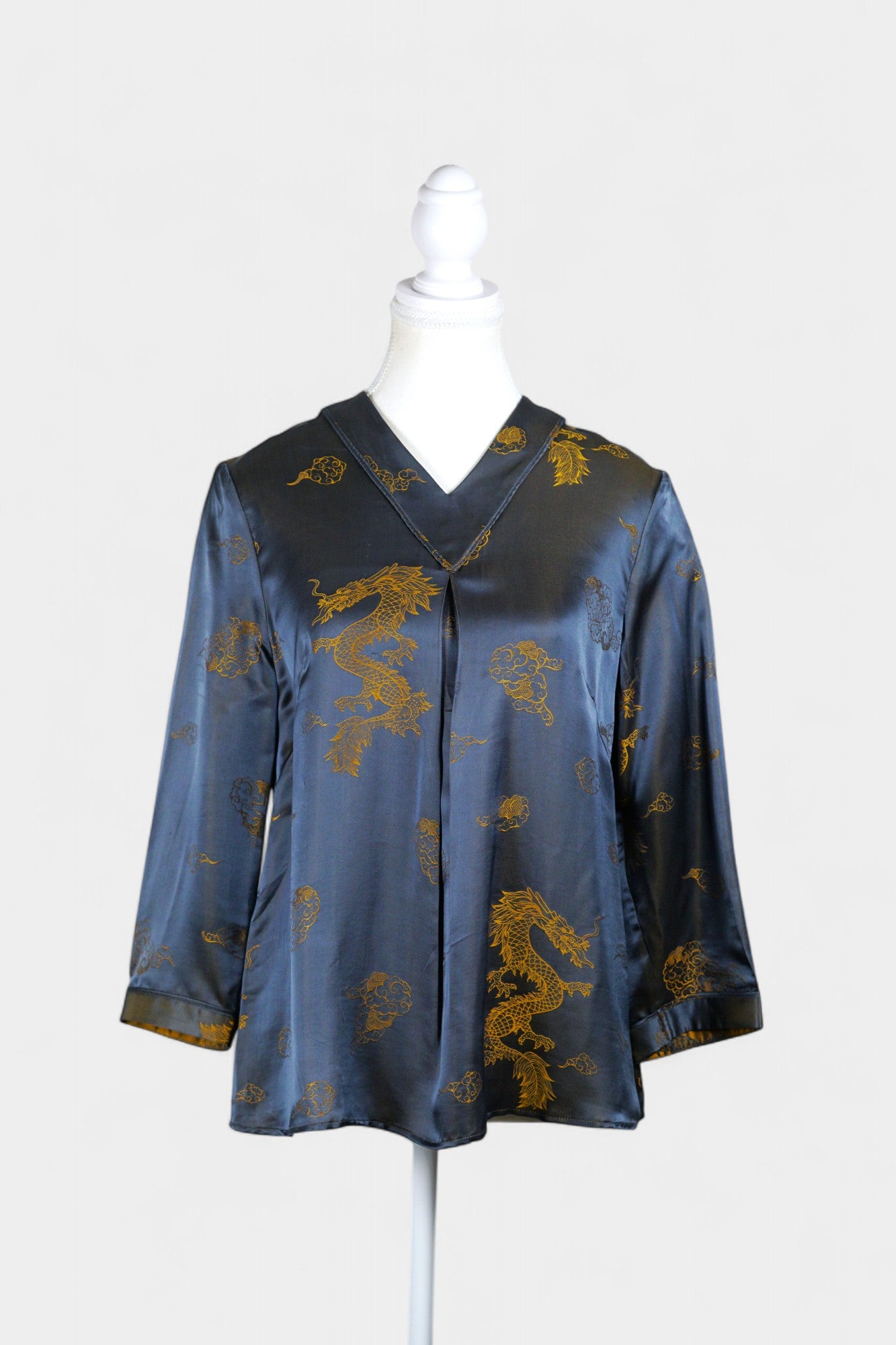 Embroidered Song Dynasty Brocade Silk Vest | New Chinese-Style Top