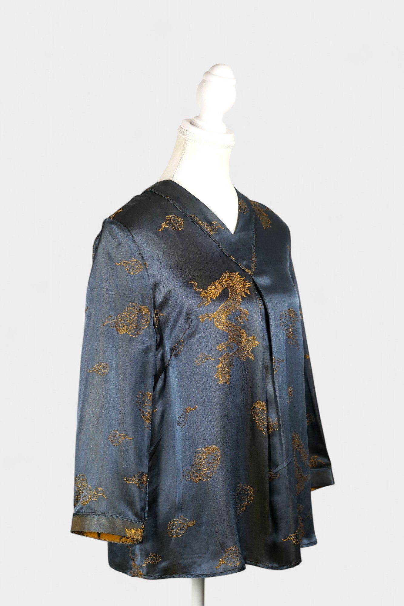 Embroidered Song Dynasty Brocade Silk Vest | New Chinese-Style Top