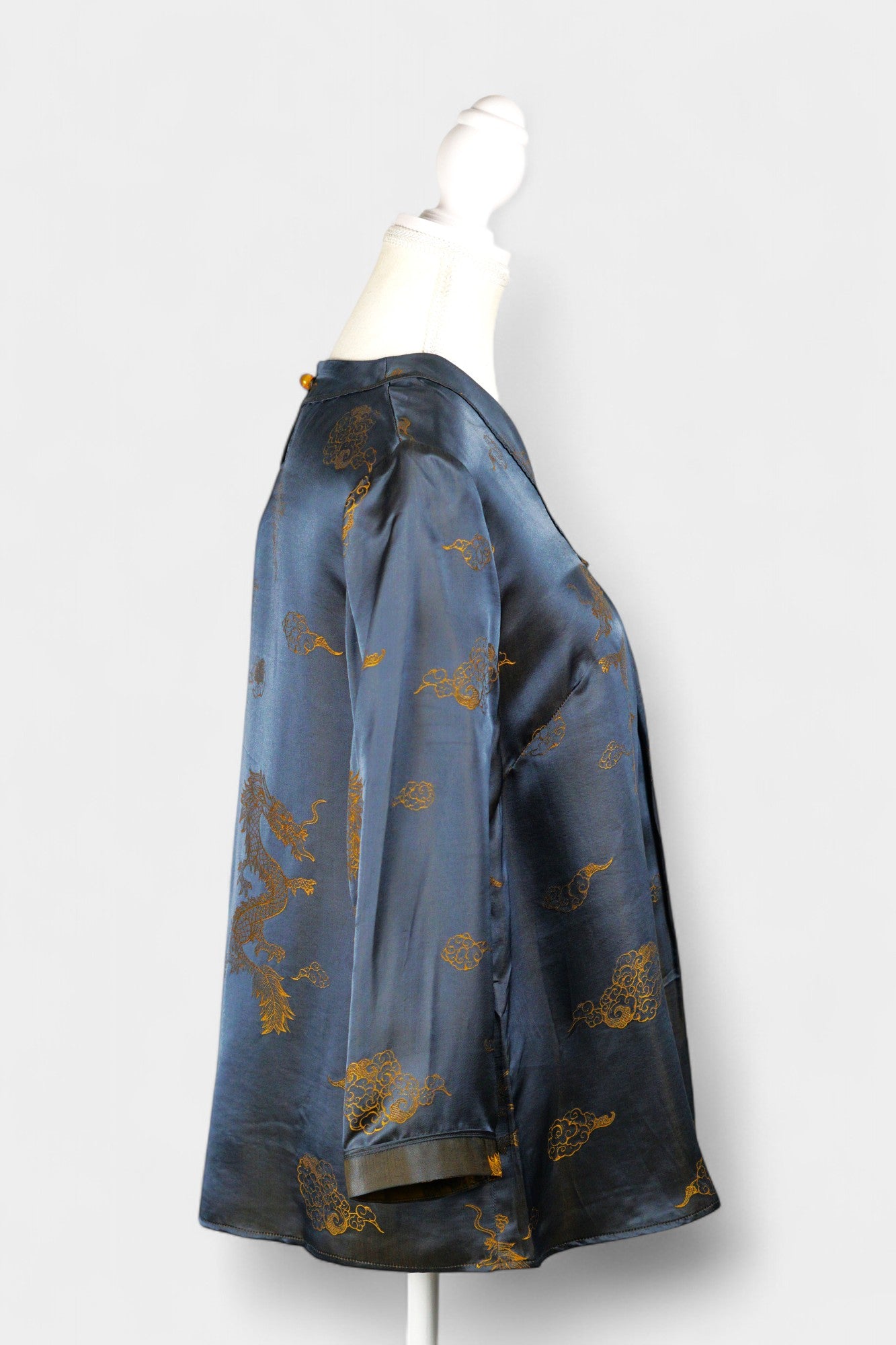 Embroidered Song Dynasty Brocade Silk Vest | New Chinese-Style Top