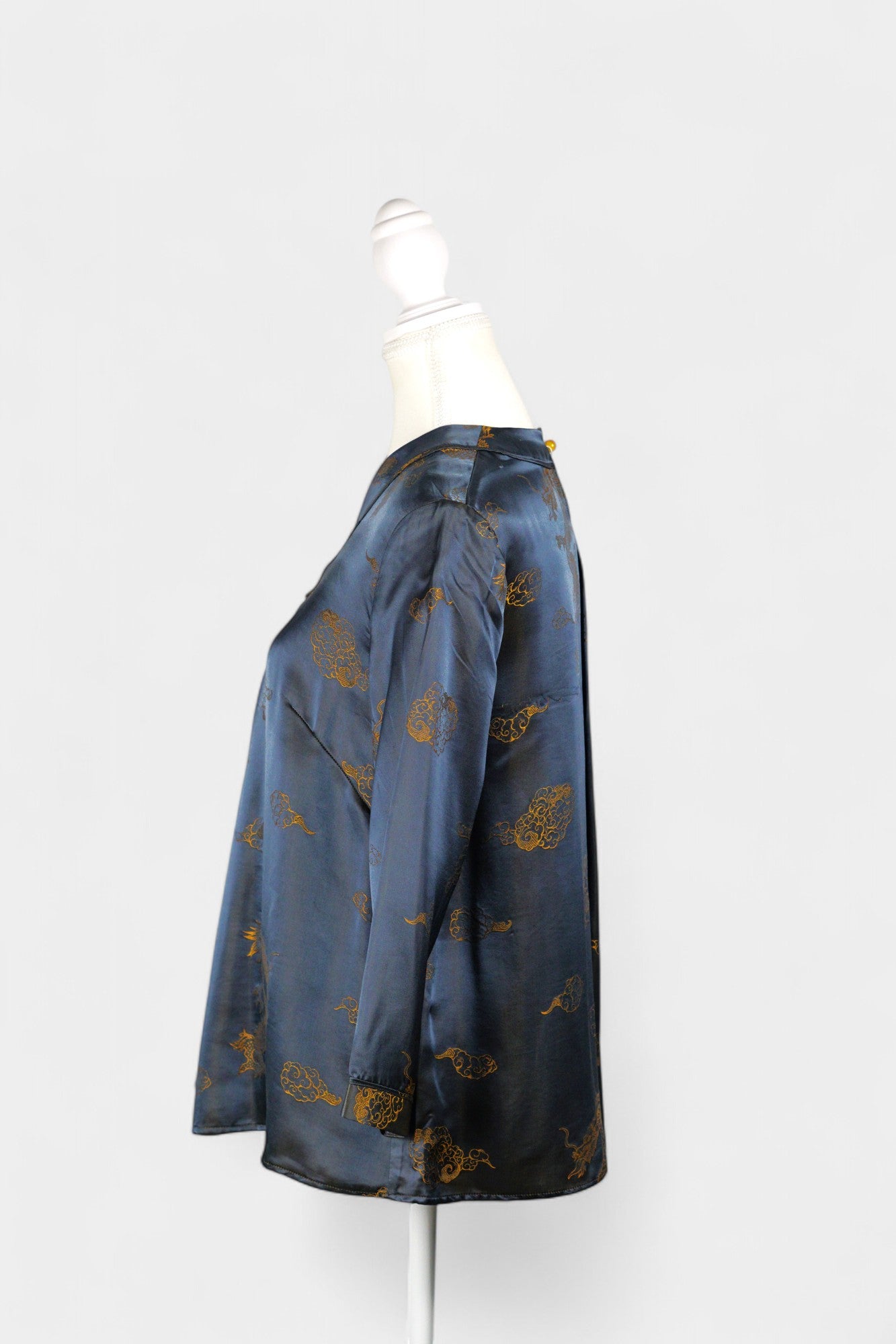 Embroidered Song Dynasty Brocade Silk Vest | New Chinese-Style Top