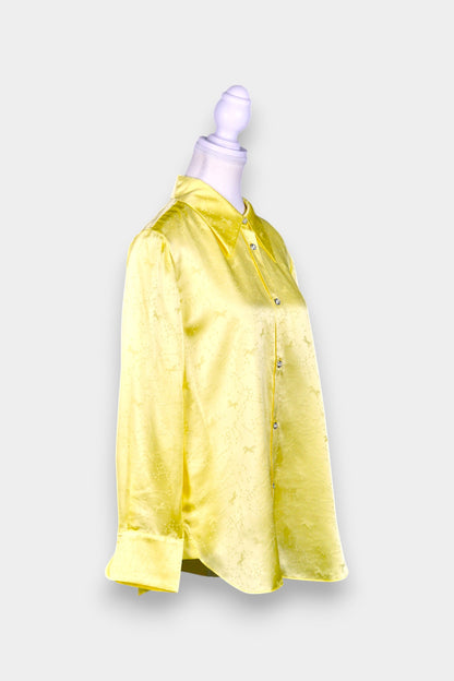 Mulberry Silk Constellation Print Shirt