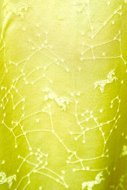 Mulberry Silk Constellation Print Shirt