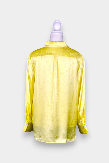 Mulberry Silk Constellation Print Shirt