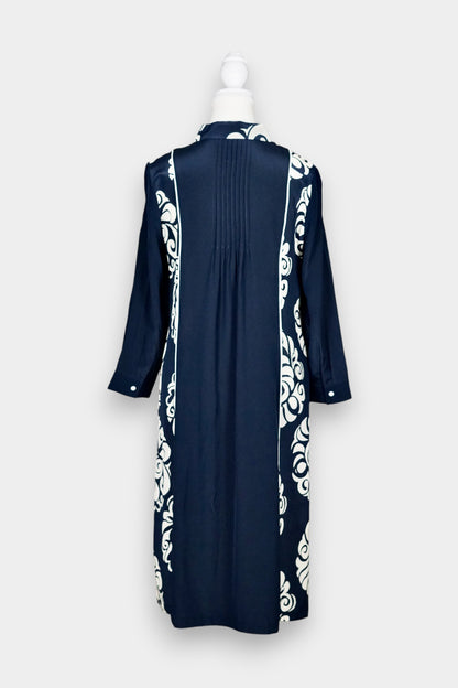 Mulberry Silk Printed Shirt Dress