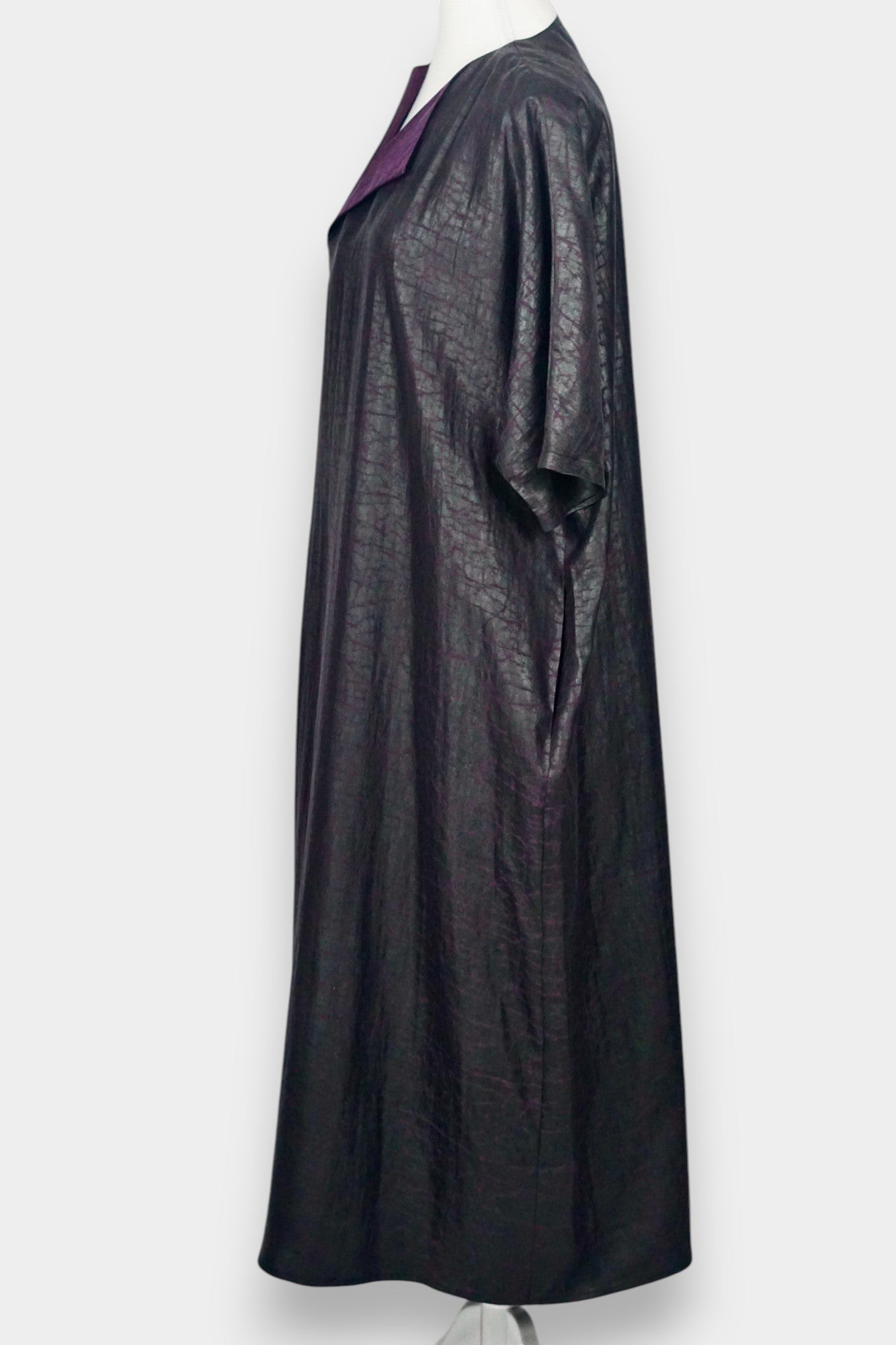 Gambiered-Guangdong-Gauze-Silk-Dress-Handmade-Natural-Dye-Luxury