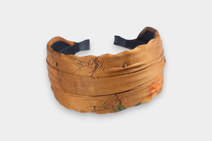 Gambiered Guangdong Gauze Silk Handmade Headband