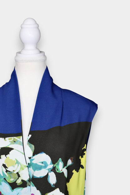 Mulberry Silk Sleeveless Printed Dress