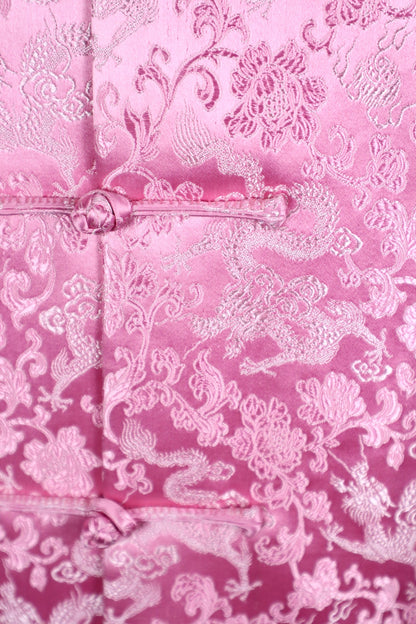 Song Dynasty Brocade Silk Pink Jacket