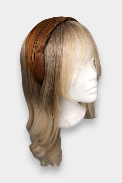 Gambiered Guangdong Gauze Silk Handmade Headband