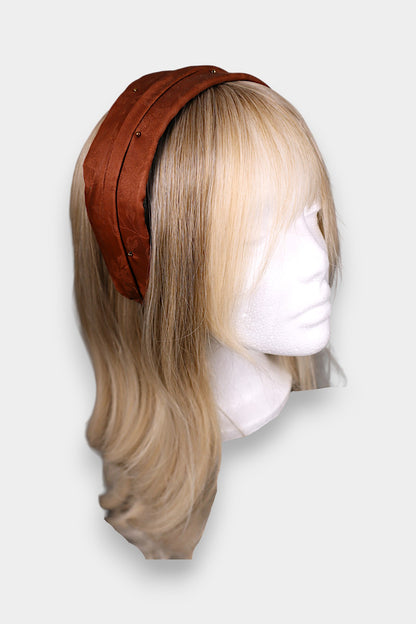 Gambiered Guangdong Gauze Silk Handmade Headband