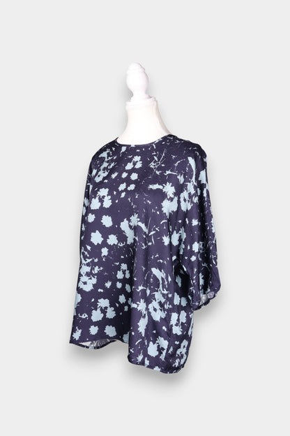 Mulberry Silk Relaxed-Fit Blouse