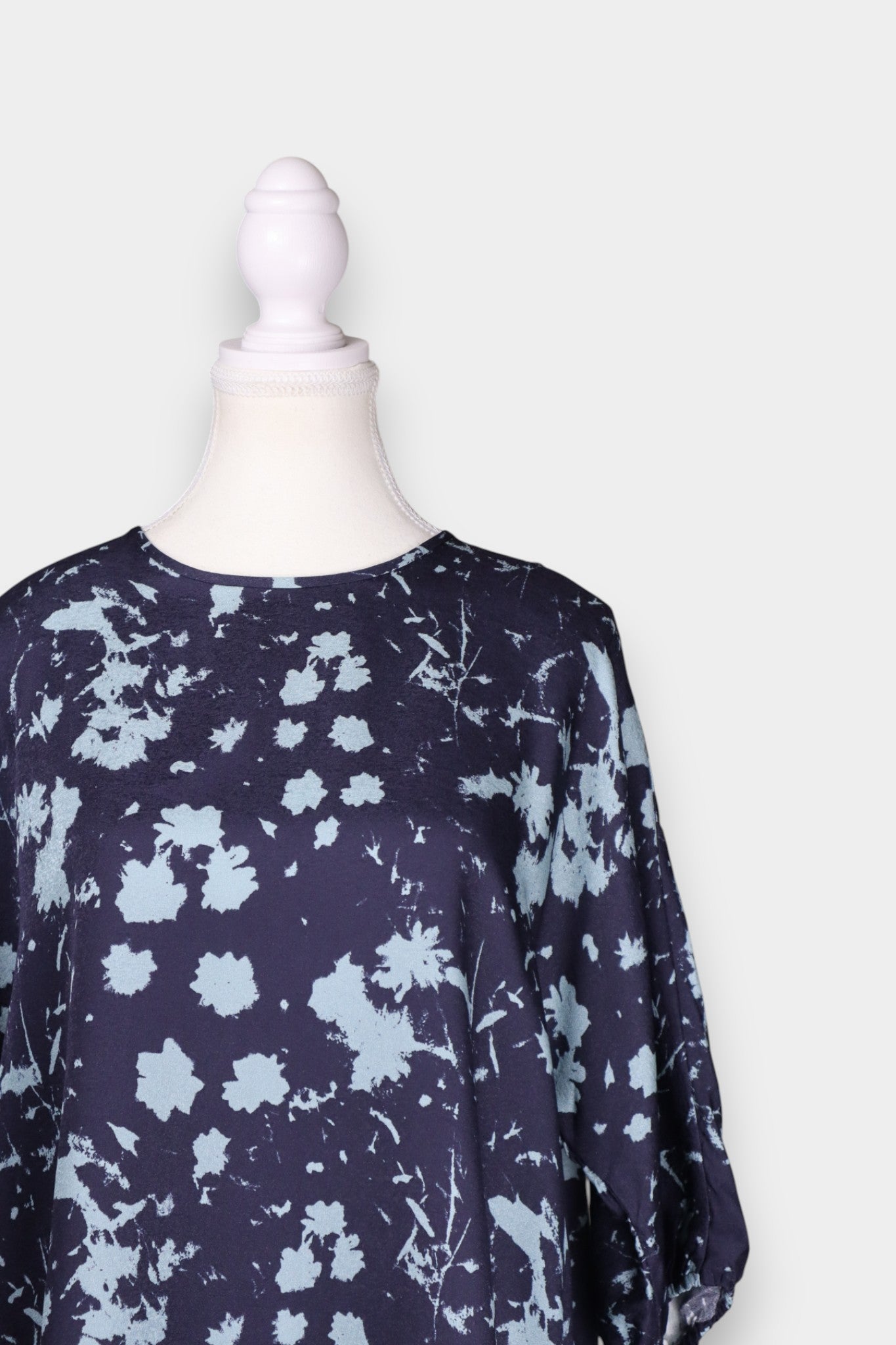 Mulberry Silk Relaxed-Fit Blouse