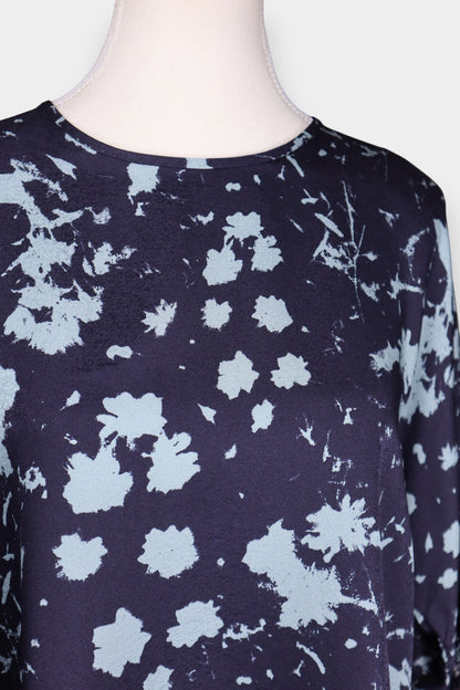 Mulberry Silk Relaxed-Fit Blouse