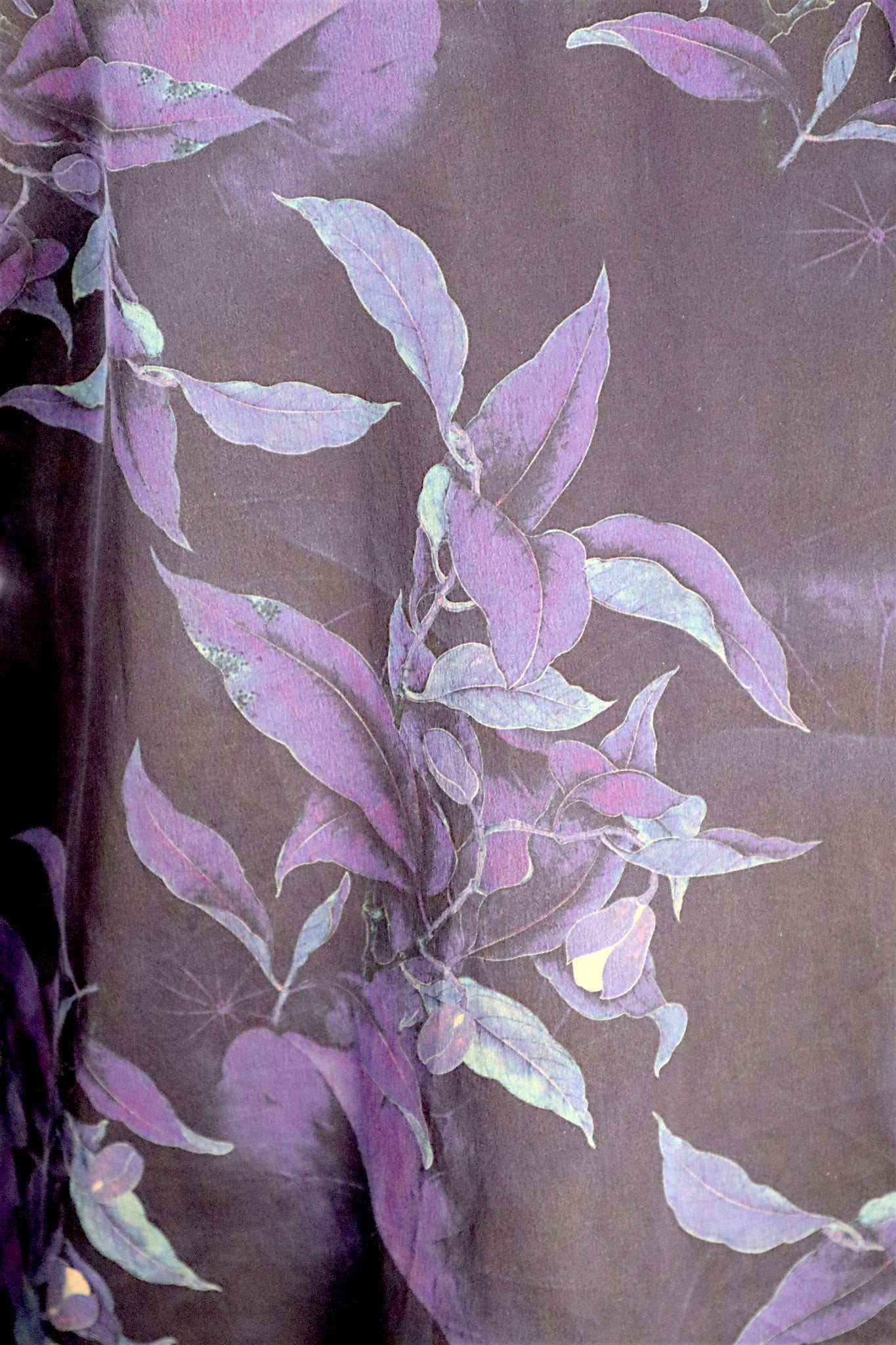 Gambiered Guangdong Gauze Silk Floral Blazer