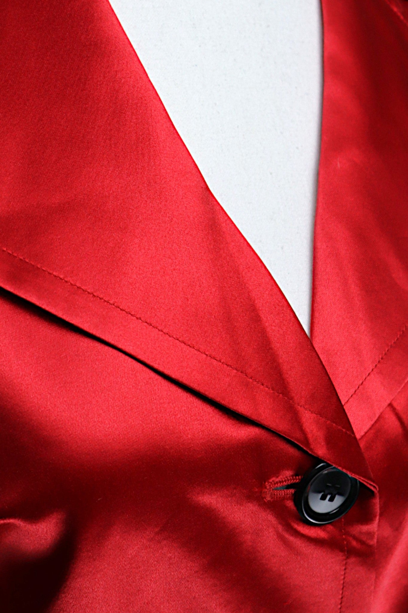 Mulberry Silk Satin Trench Coat