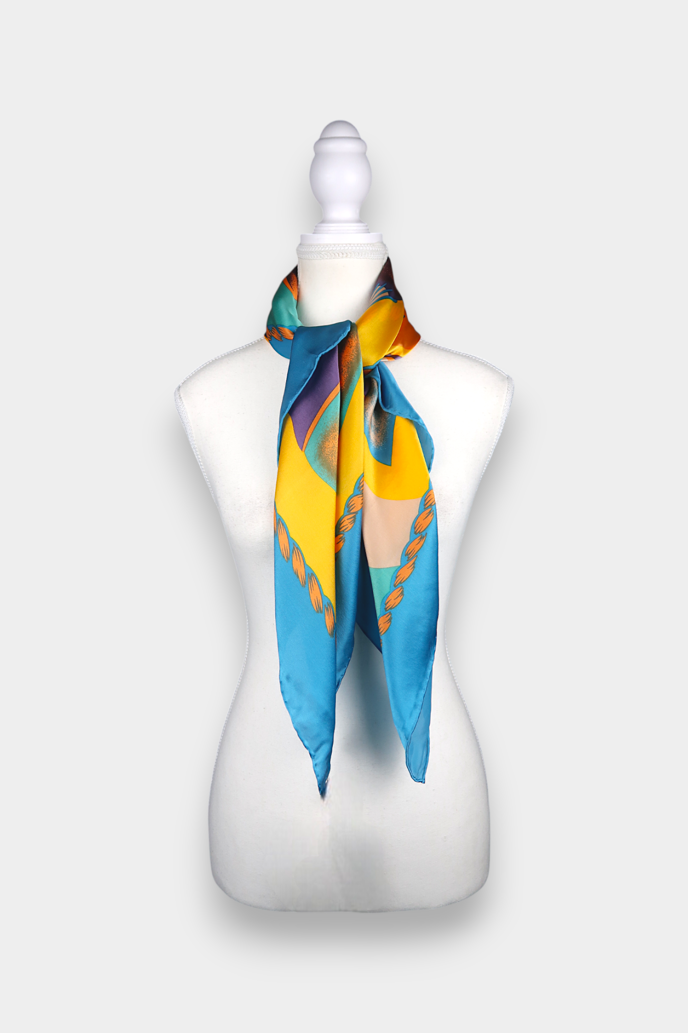 Mulberry-Silk-Abstract-Surrealist-Visage-Print-Scarf-Artistic-Design