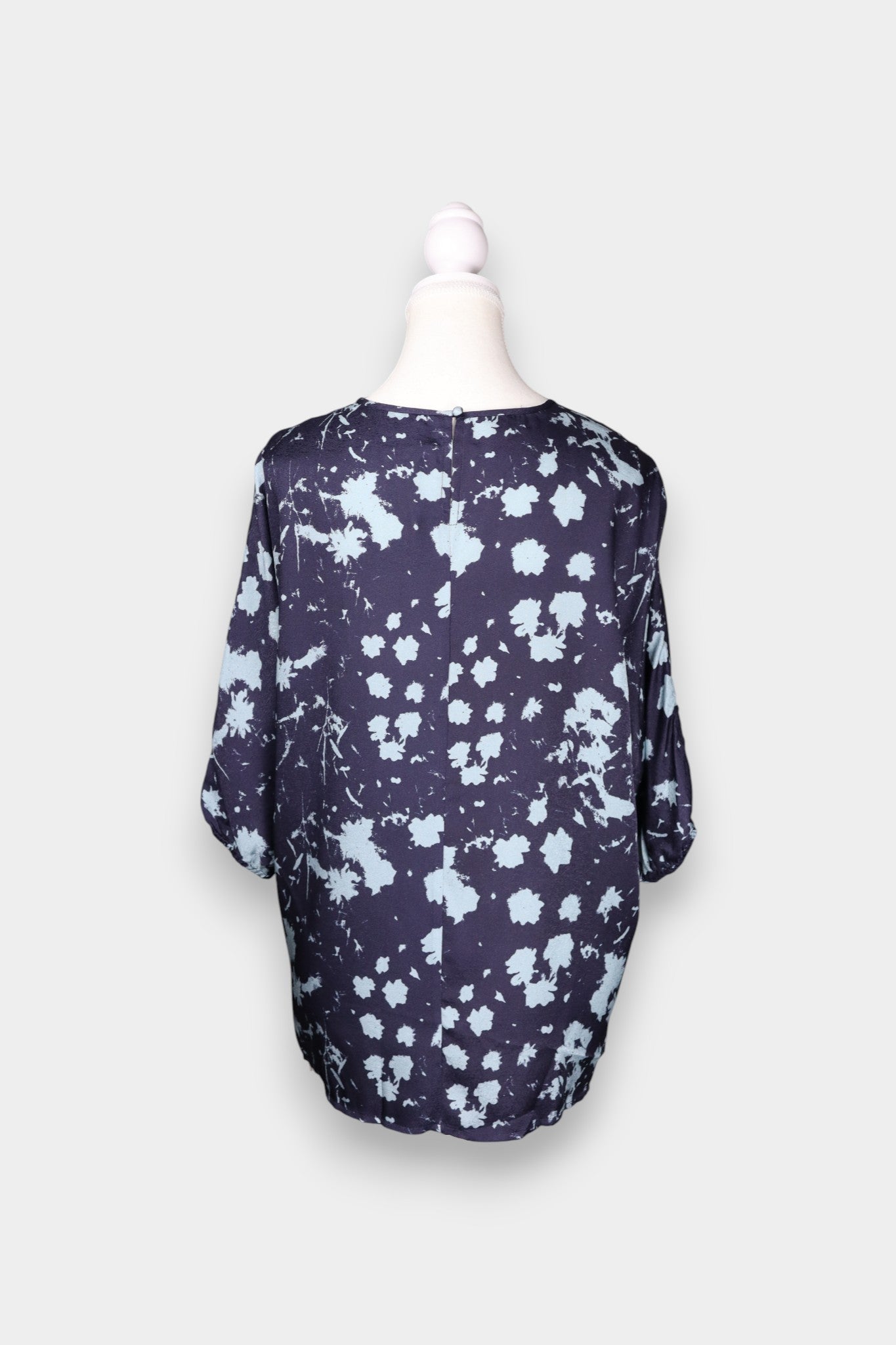 Mulberry Silk Relaxed-Fit Blouse