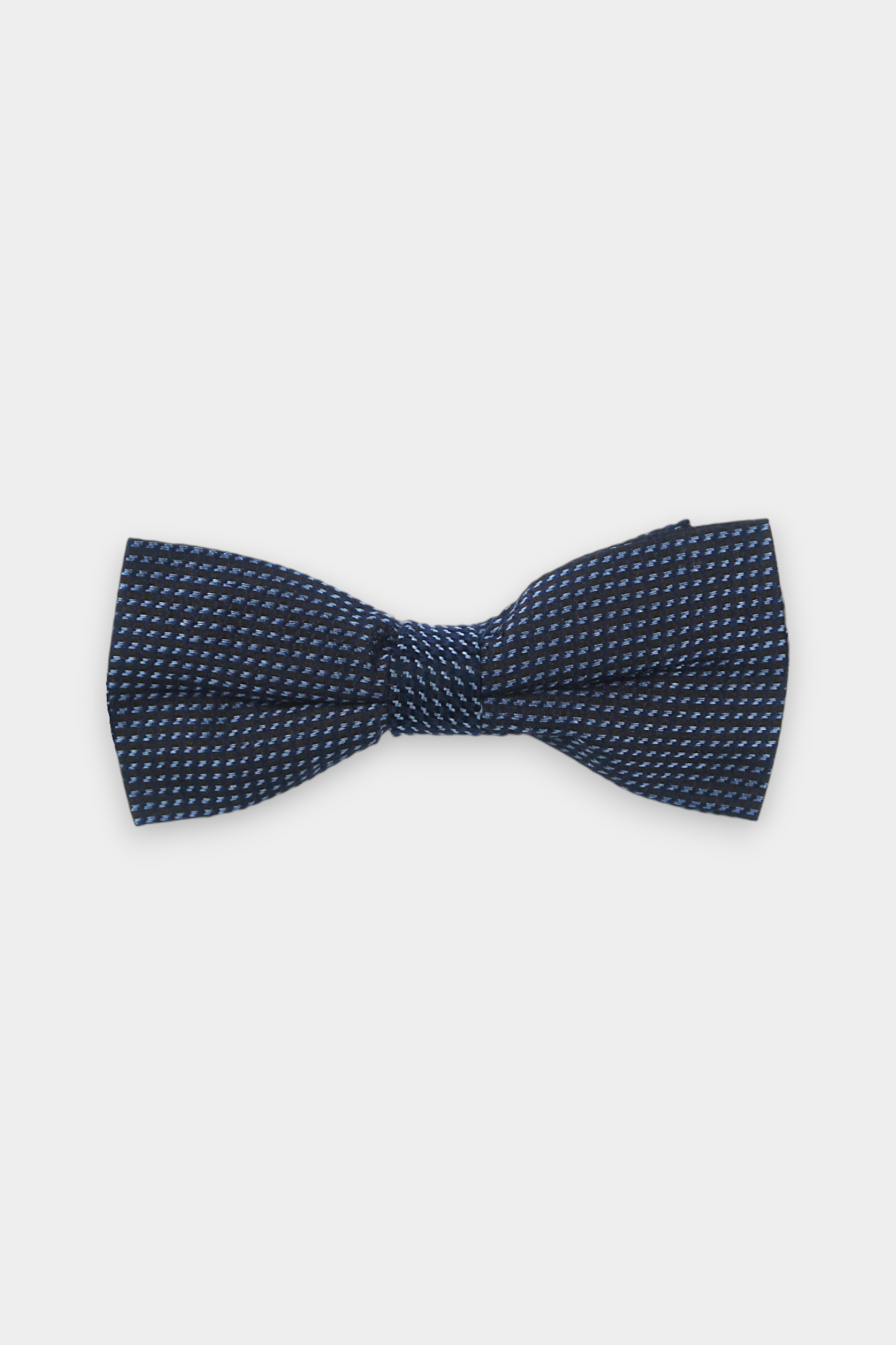 Navy-Blue-White-Polka-Dot-Silk-Bow-Tie-Pre-Tied.