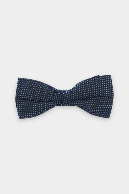 Navy-Blue-White-Polka-Dot-Silk-Bow-Tie-Pre-Tied.