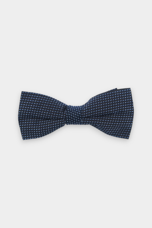 Navy-Blue-White-Polka-Dot-Silk-Bow-Tie-Pre-Tied.