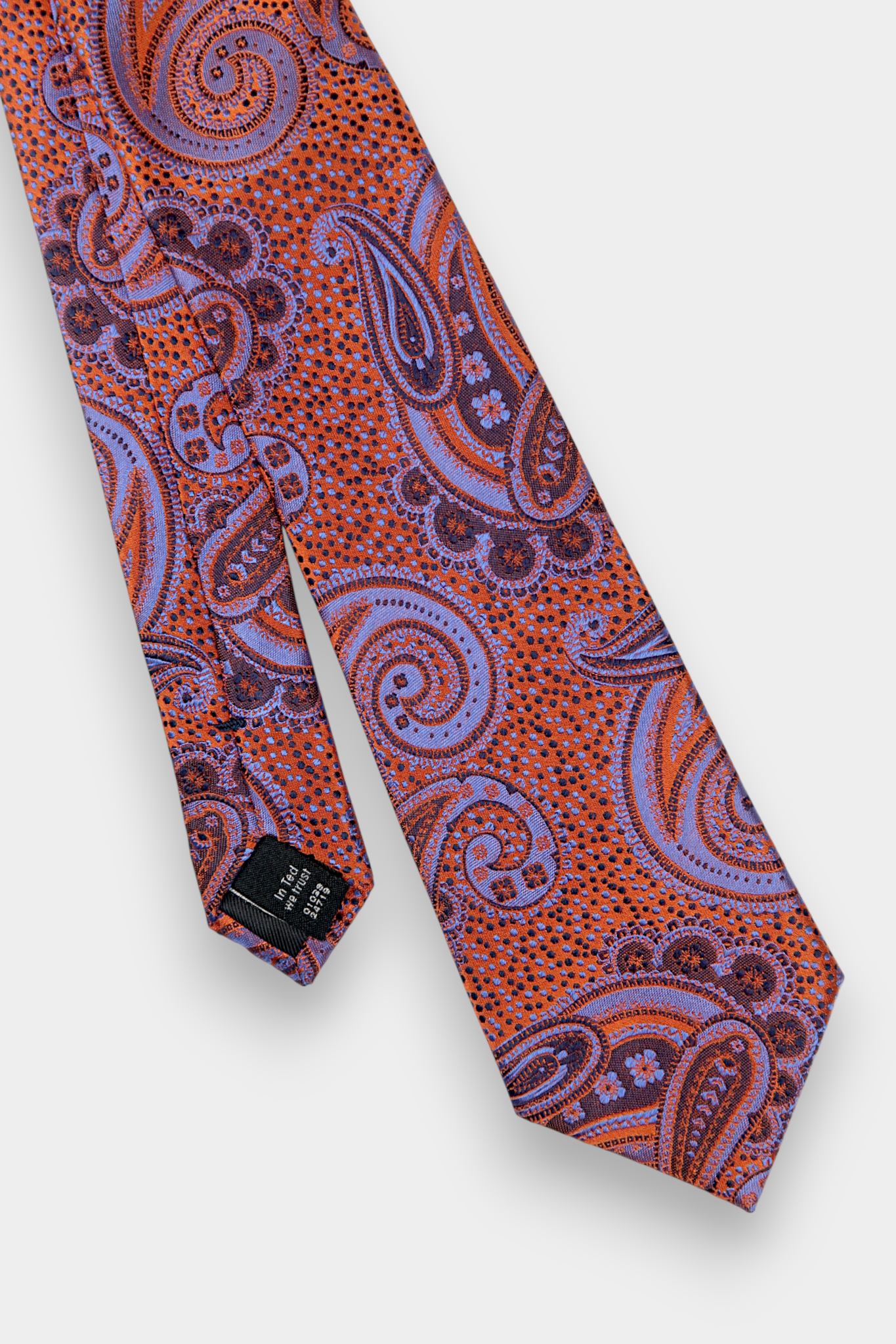 Song-Dynasty-Brocade-Silk-Classic-Tie-Burnt-Orange-Purple-Paisley