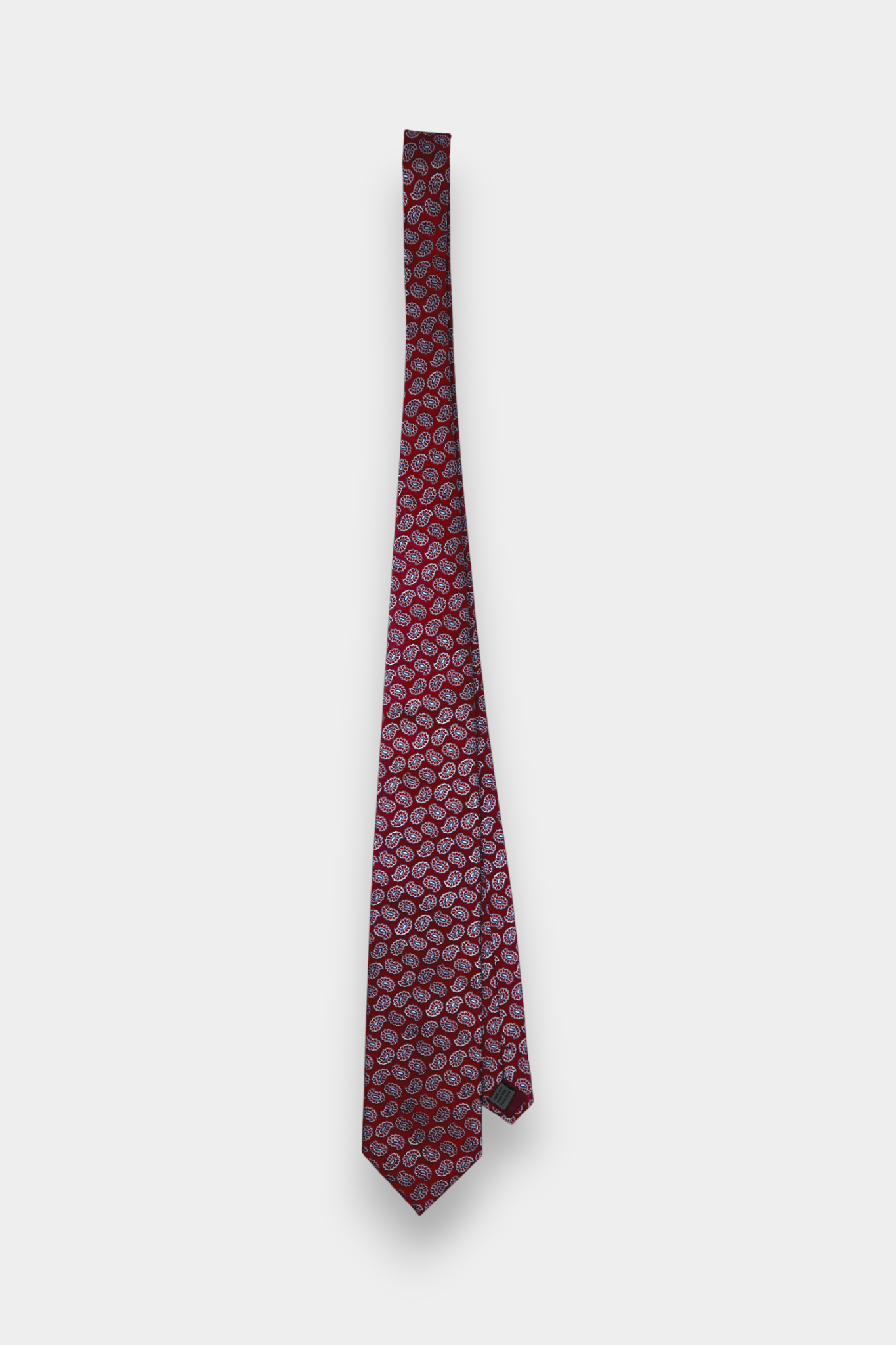 Song-Dynasty-Brocade-Silk-Classic-Tie-Deep-Red-Micro-Paisley