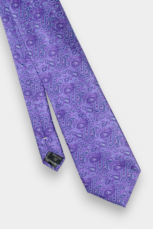 Song-Dynasty-Brocade-Silk-Classic-Tie-Light-Blue-Orange-Paisley